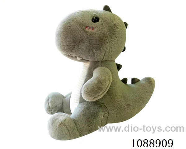 25CM gray one-horned dinosaur doll