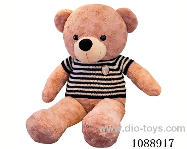 94CM black sweater dark brown teddy bear doll