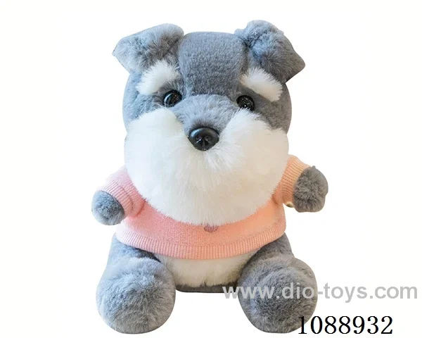 25CM sweater Schnauzer doll