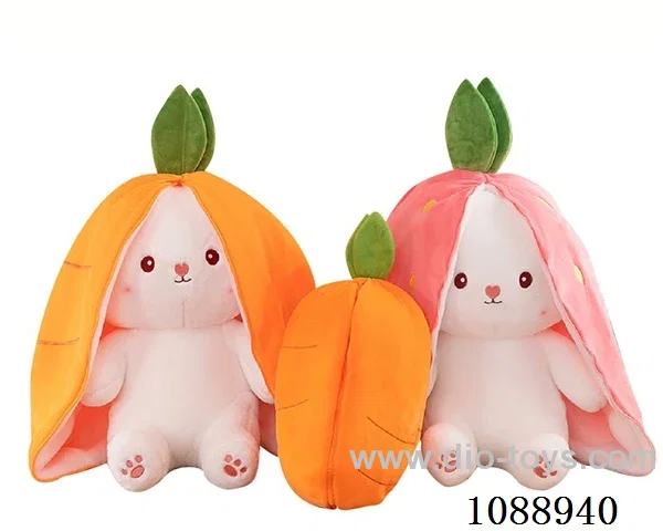35CM strawberry carrot rabbit doll