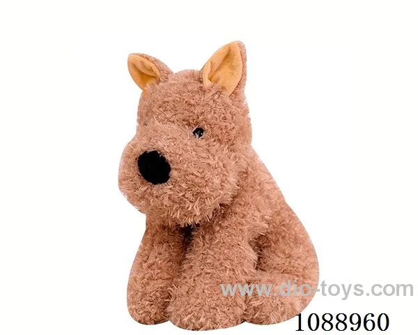 40CM brown West Highland simulation dog doll