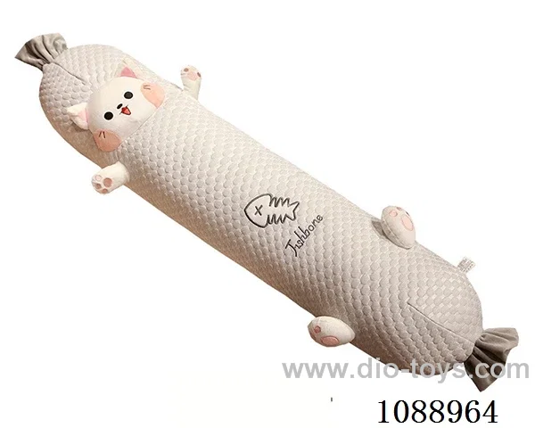 75CM cat ice bean long throw pillow doll