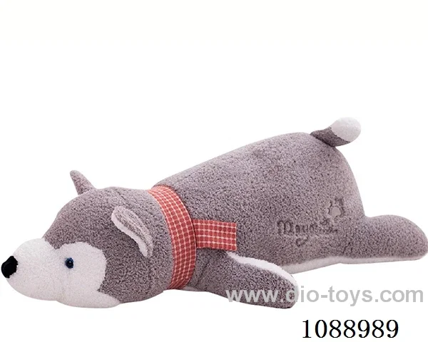 55CM Husky throw pillow doll