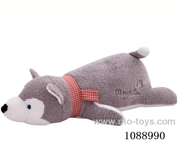 76CM Husky throw pillow doll