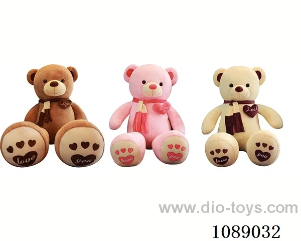 117CM scarf teddy bear doll