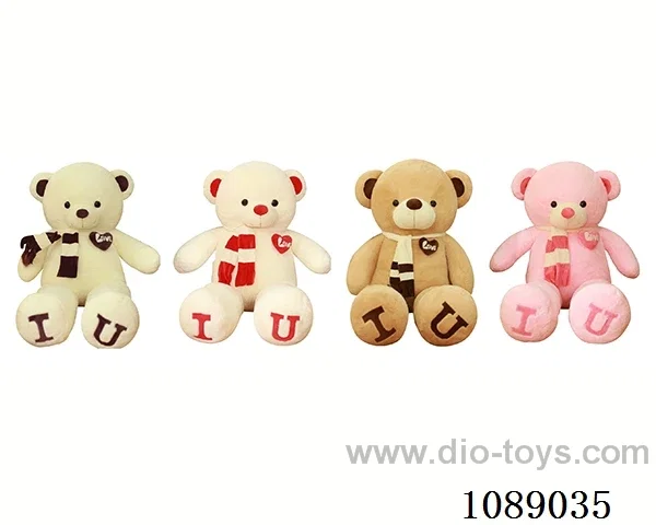 117CM scarf teddy bear doll
