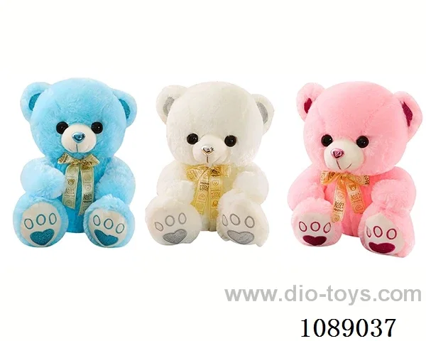 45CM ribbon hugging bear doll