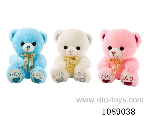 58CM ribbon hugging bear doll