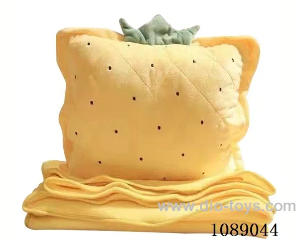 Pineapple hand warm pillow blanket 3-in-1 100*80 air conditioning quilt
