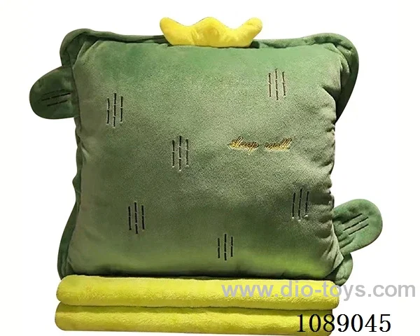Cactus hand warmer pillow blanket 3-in-1 100*80 air conditioning quilt