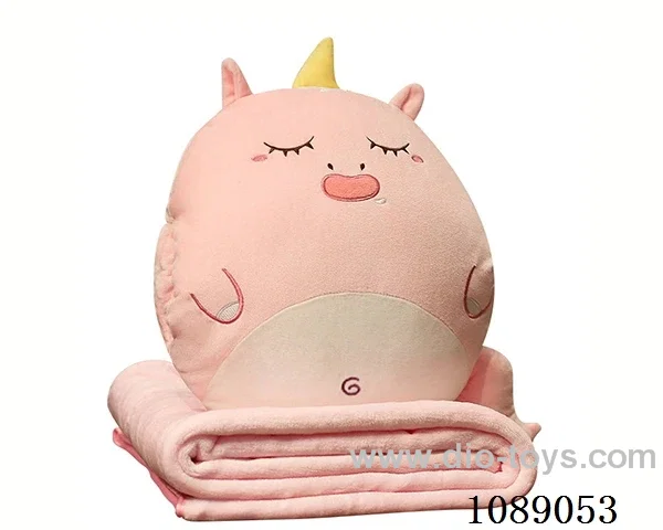 Unicorn hand warmer pillow Blanket 3-in-1 95*80 air-conditioned quilt