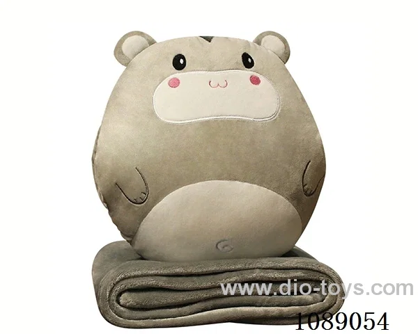 Hamster hand warmer pillow blanket 3-in-1 95*80 air-conditioned quilt