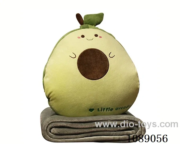 Avocado hand warm pillow Blanket 3-in-1 95*80 air-conditioned quilt