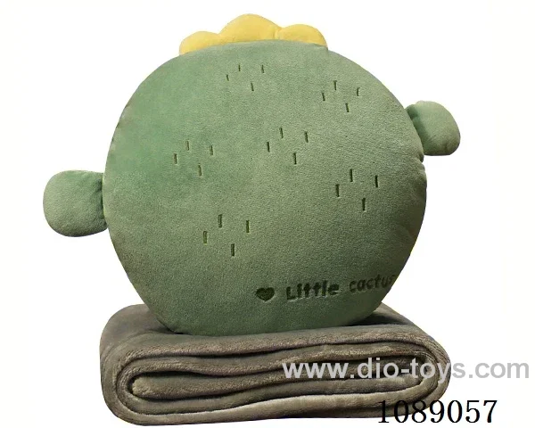 Cactus hand warmer pillow blanket 3-in-1 95*80 air conditioning quilt