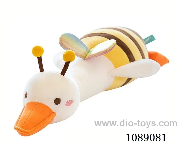 105CM bee white goose doll