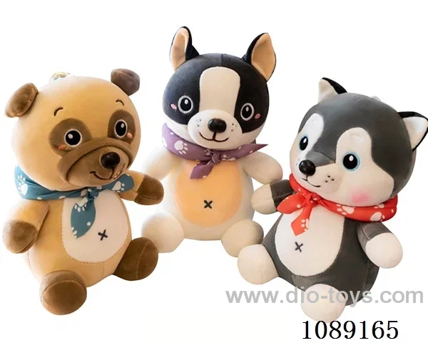 10 inch scarf dog doll