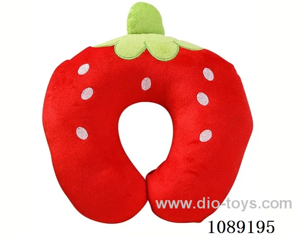 Strawberry U-shaped pillow