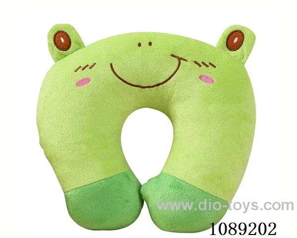 Frog U-shaped pillow