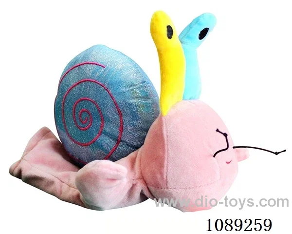 Snail cartoon animal hand puppet plush doll