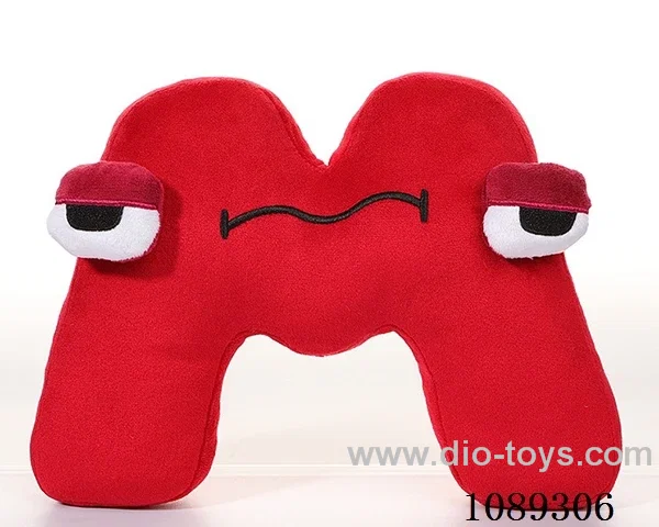 Plush letter M