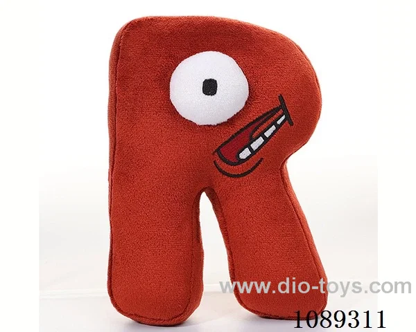 Plush letter R