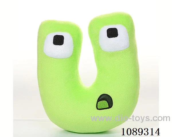 Plush letter U