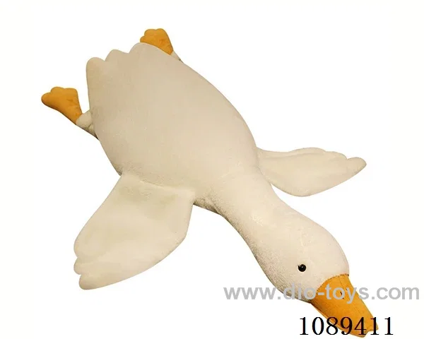 130CM large white goose throw pillow
