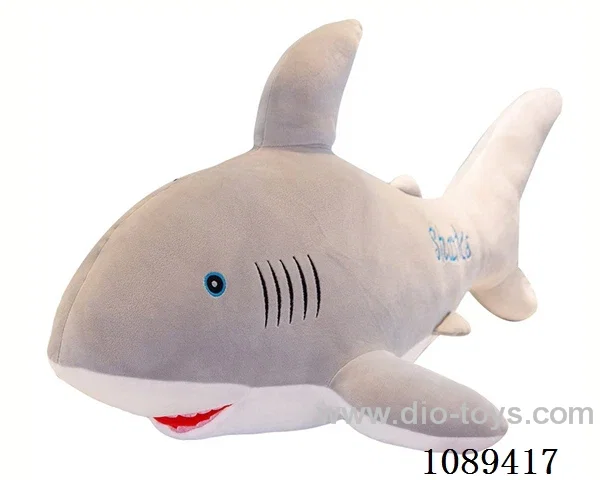 65CM shark throw pillow