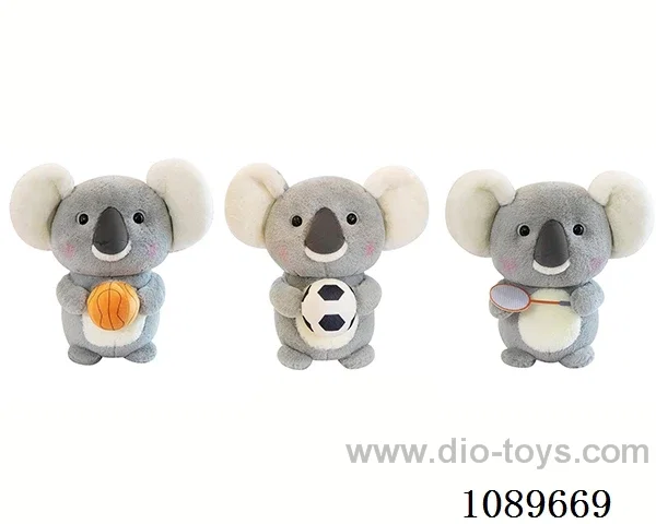 25CM sports koala throw pillow