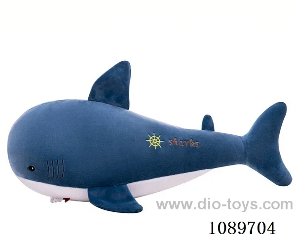 80CM shark throw pillow