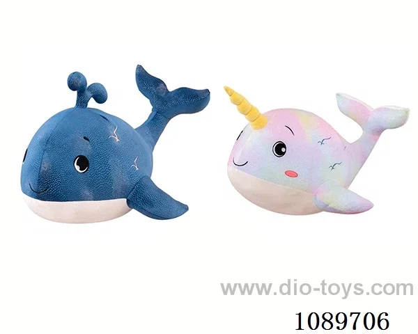 50CM whale throw pillow