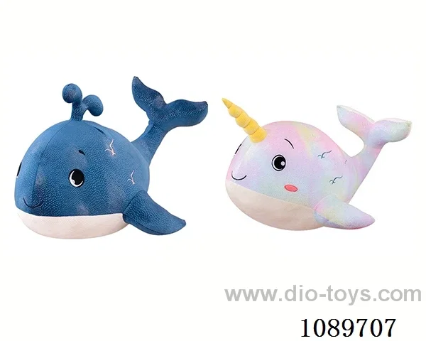 80CM whale throw pillow