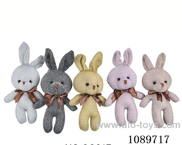 4 inch bow tie rabbit pendant