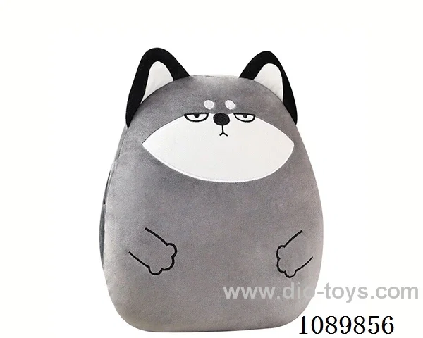 Husky hand warmer pillow