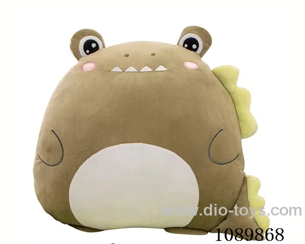 Crocodile throw pillow