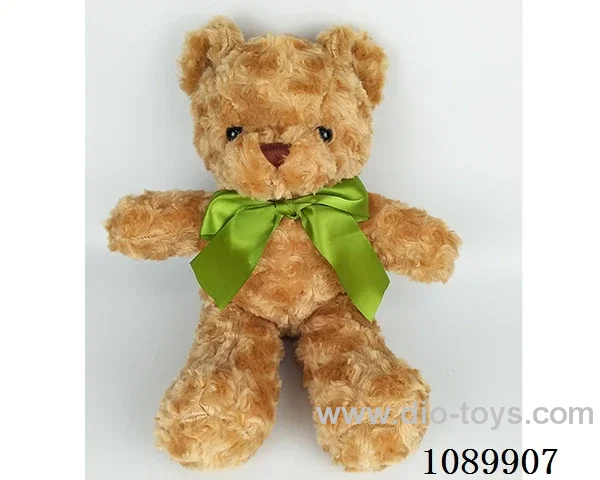 Twist flower brown ribbon bear