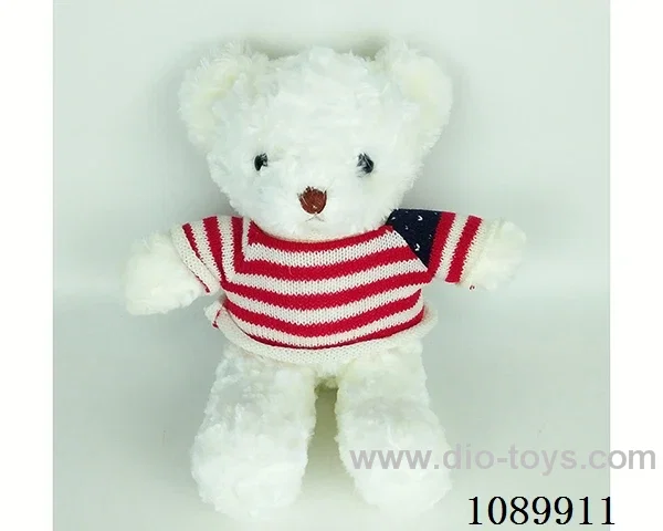 Twist flower white flag bear