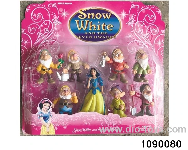 5.5 inch Princess + 7 Dwarfs in Blister card