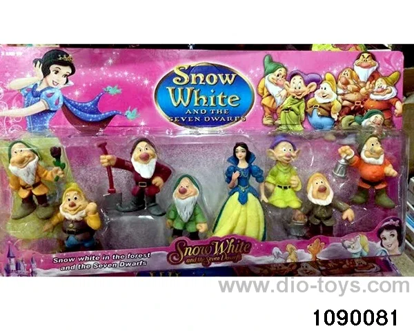 5 inch Princess + 7 Dwarfs in Blister card