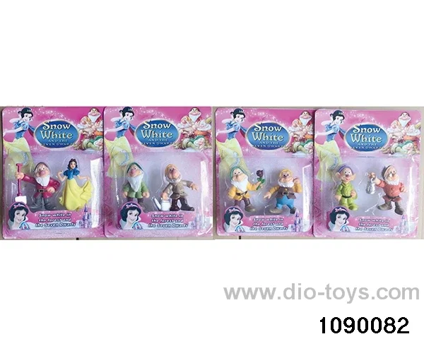 3.5 inch Princess + 7 Dwarfs in Blister card