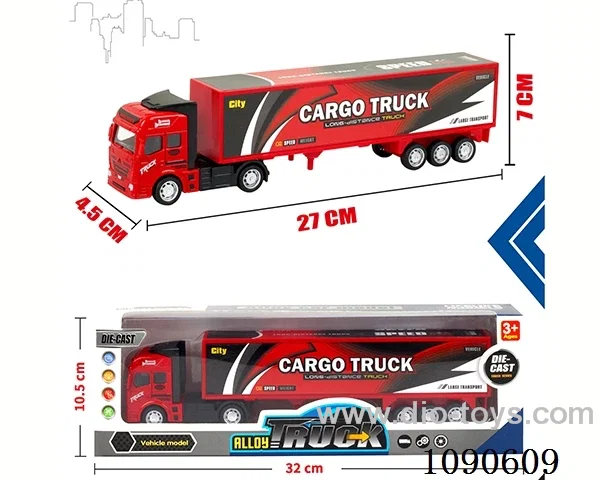 pull back alloy Container truck