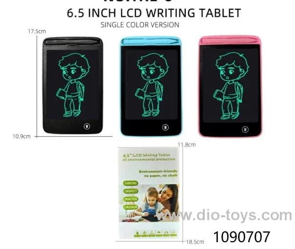 6.5 inch LCD writing board in color box