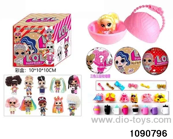 3.5 inch doll set in color box