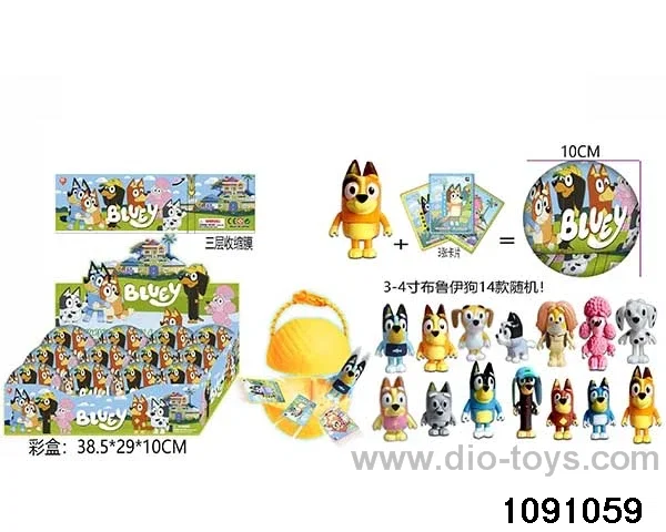 3-4 inch doll set in display box