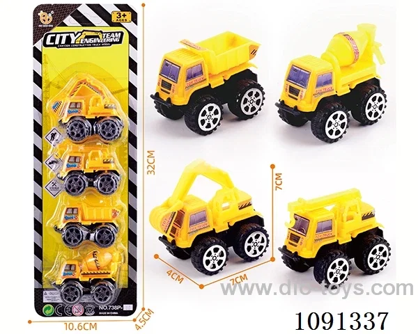 pull back Construction truck