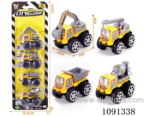 pull back Construction truck