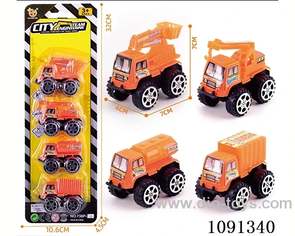 pull back Construction truck