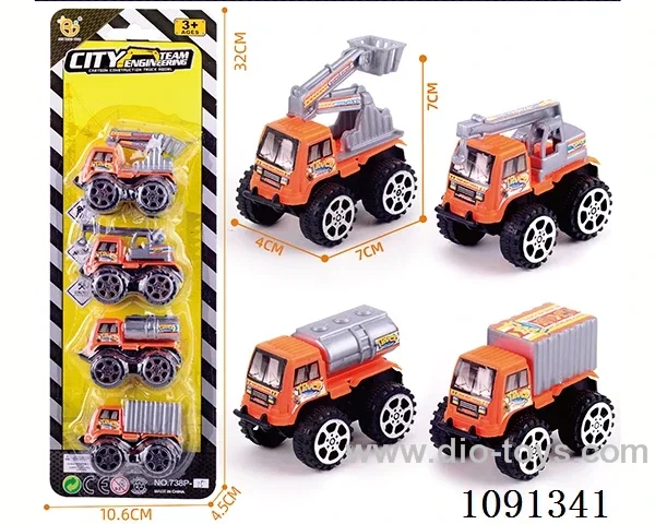 pull back Construction truck