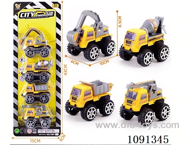 pull back Construction truck
