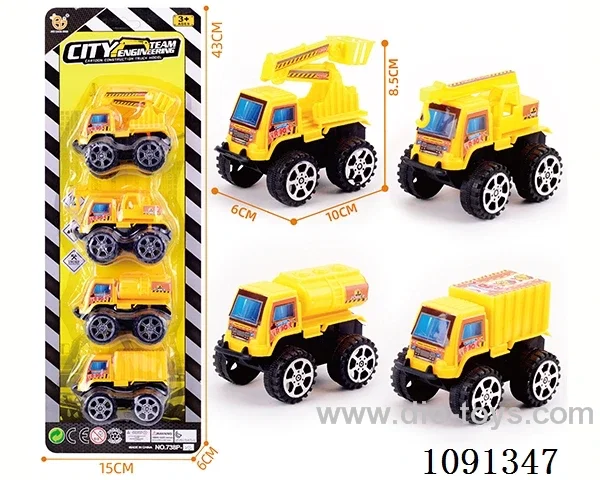 pull back Construction truck